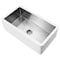 Anzzi Apollo 36" Farmhouse Solid Surface Kitchen Sink K-AZ271-A1 - alternate 5